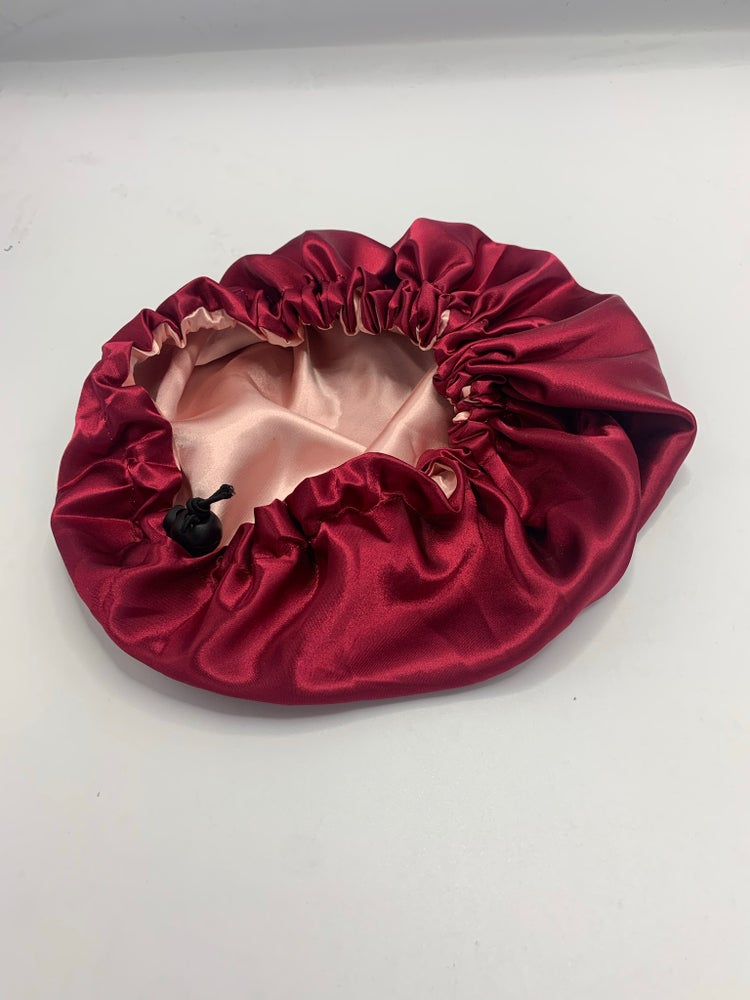 Adjustable Double lined Satin Bonnet