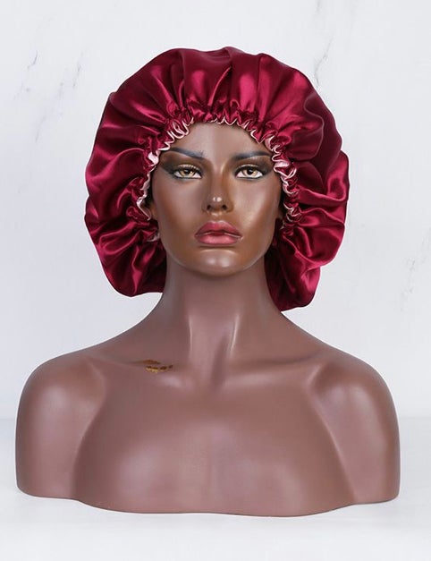 Adjustable Double lined Satin Bonnet