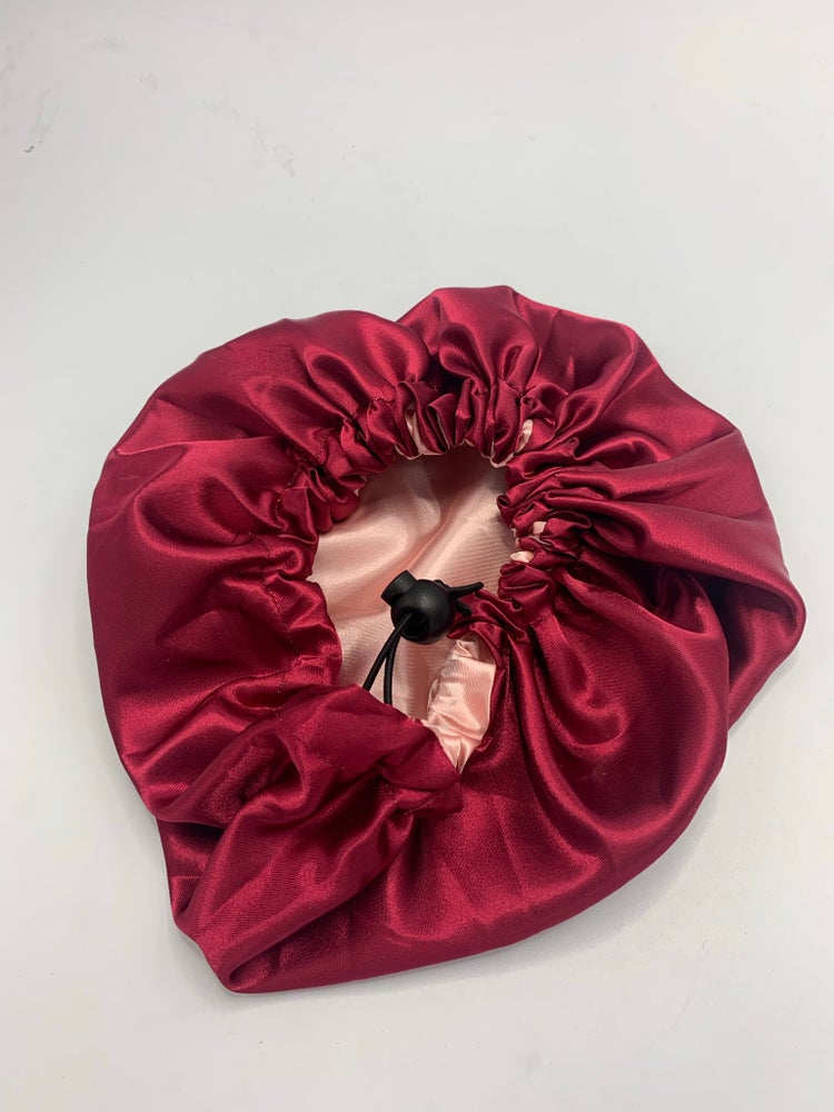 Adjustable Double lined Satin Bonnet